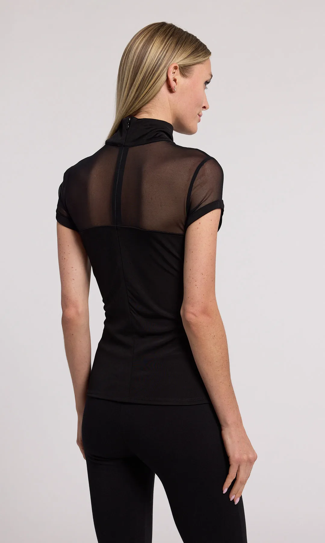 Avril Mesh Combo Top