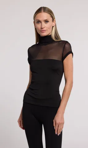 Avril Mesh Combo Top