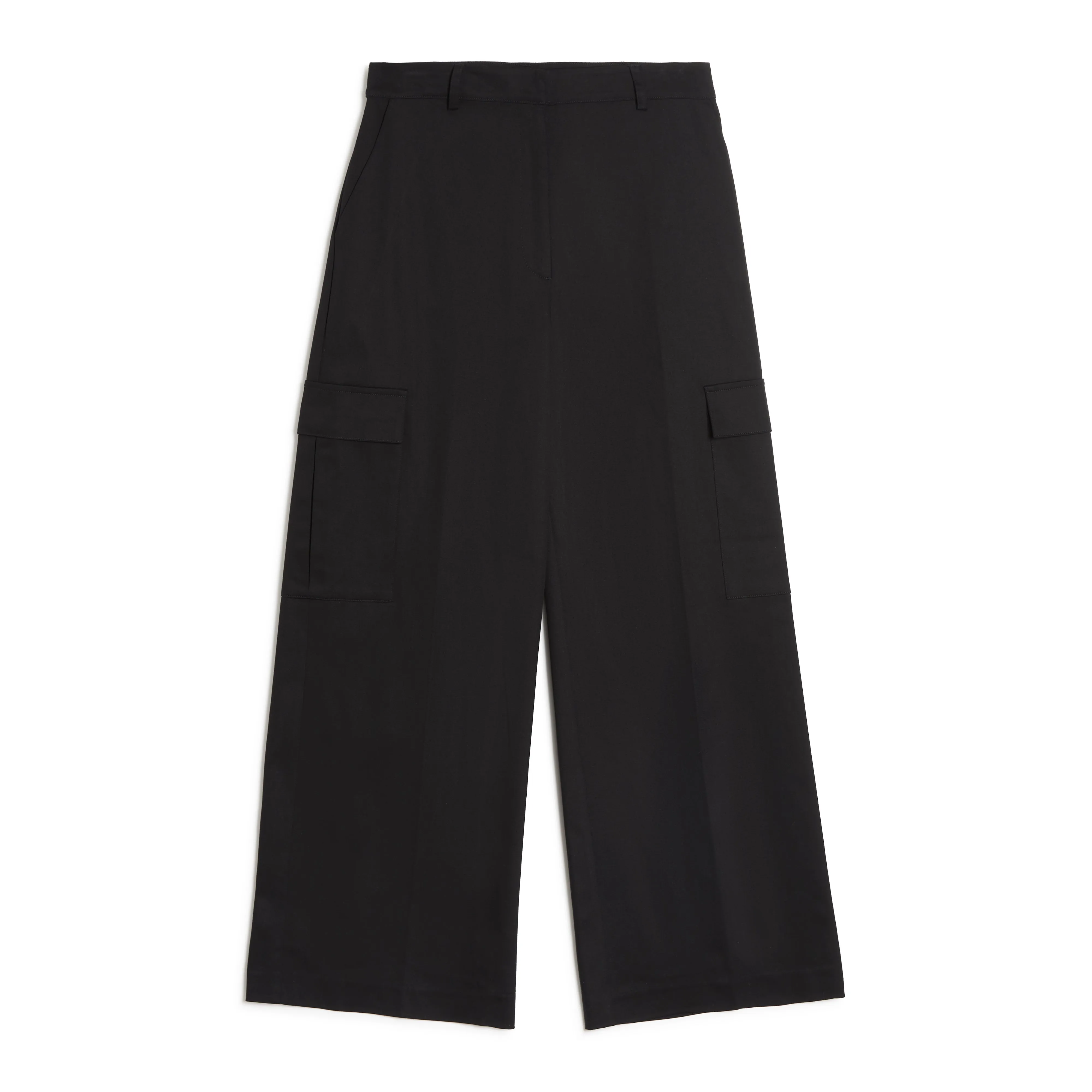 Black Cargo Trousers