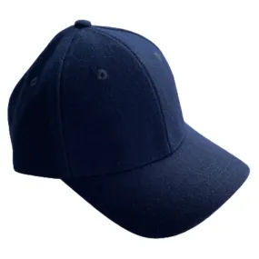 Blue Wool Luxury Ball Cap