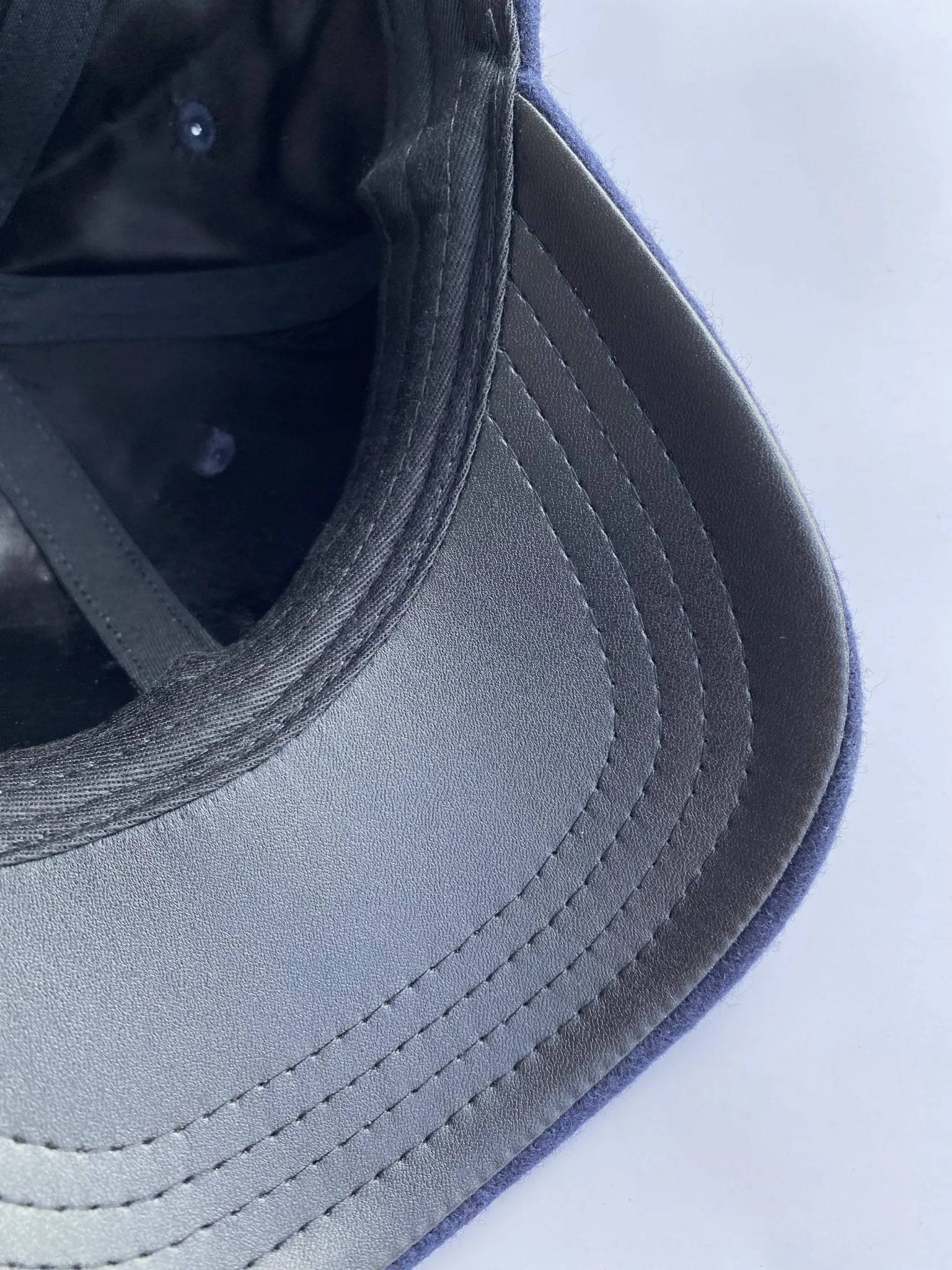Blue Wool Luxury Ball Cap