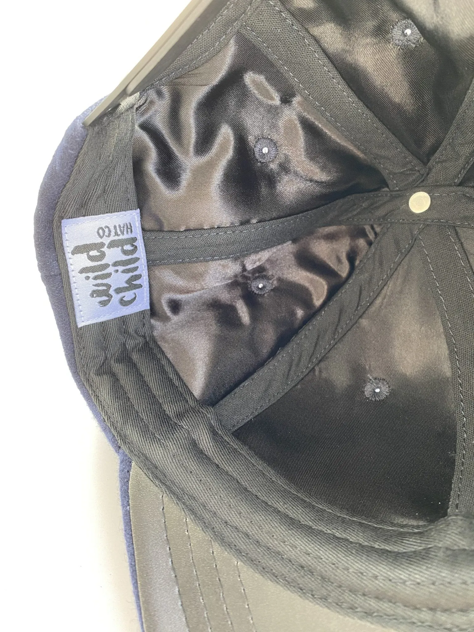 Blue Wool Luxury Ball Cap