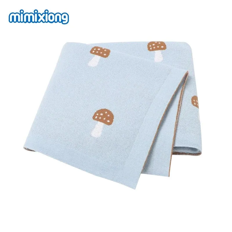 Cartoon Alpaca Baby Blanket