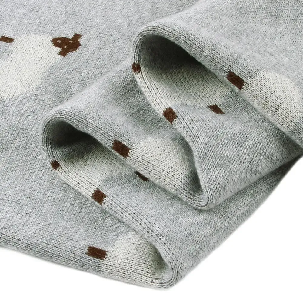 Cartoon Alpaca Baby Blanket