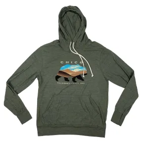 Chico Keenness Bear - Hooded Long Sleeve T-Shirt
