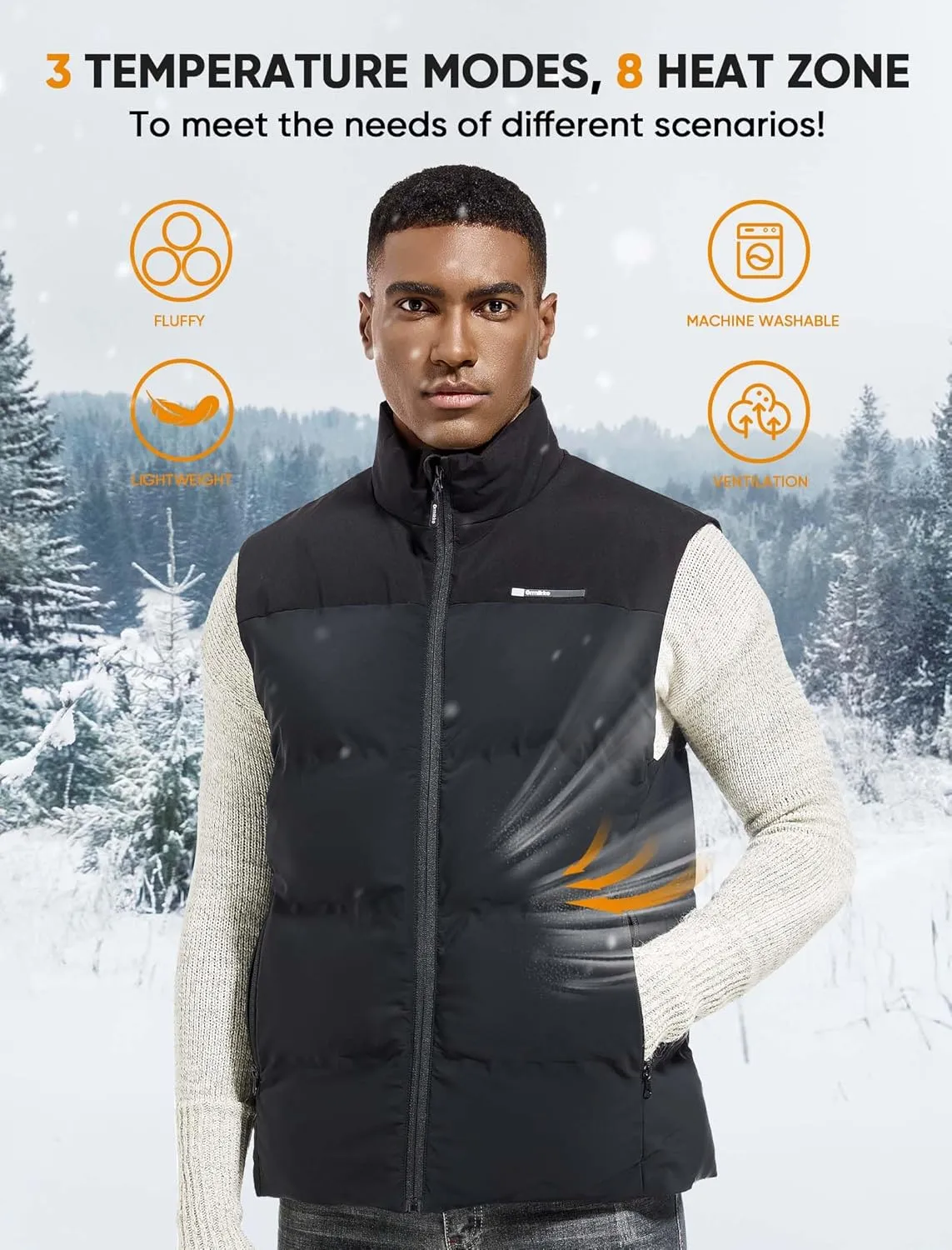 Classic Heated Vest for Men -