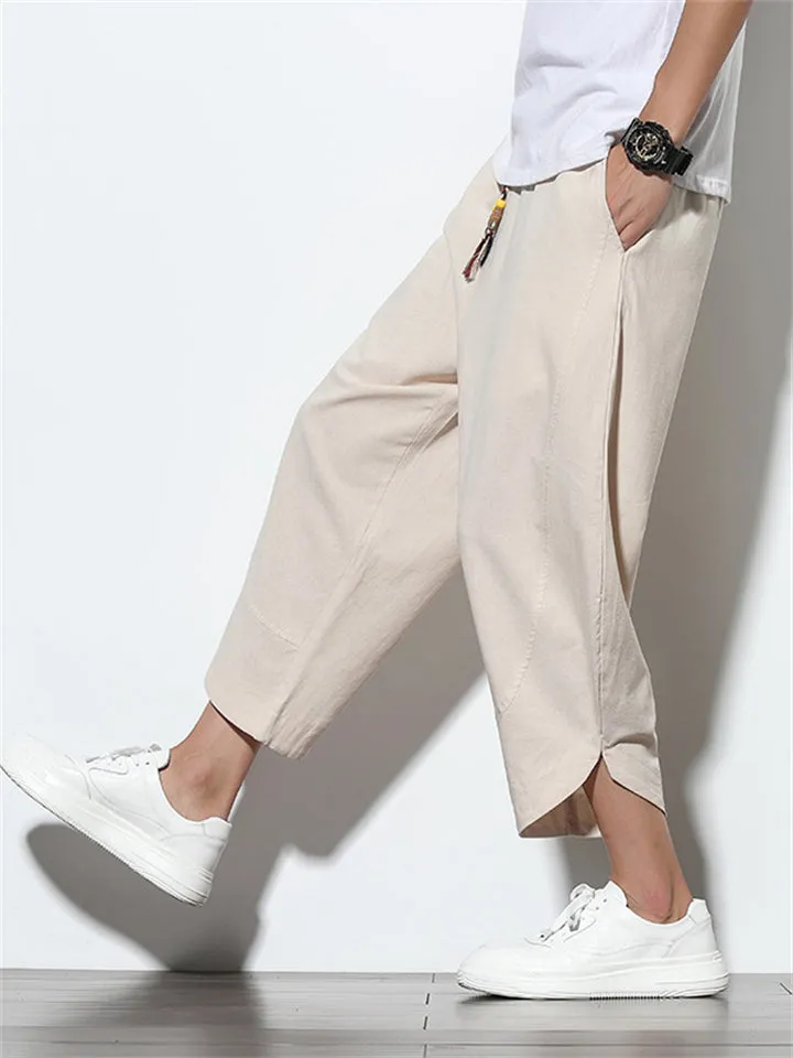 Cool & Comfy Striped Cotton Pants for Men