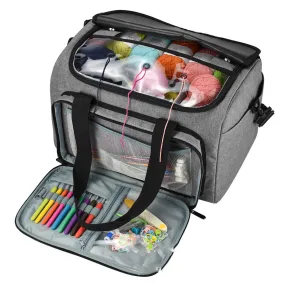 Crochet Tool & Yarn Storage Bag Stylish & Travel Friendly