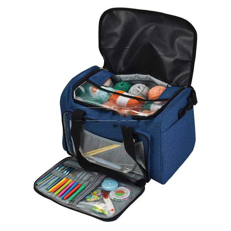 Crochet Tool & Yarn Storage Bag Stylish & Travel Friendly