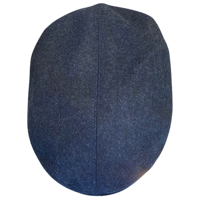 Donegal Navy Wool-Poly Cheesecutter