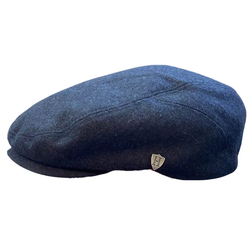 Donegal Navy Wool-Poly Cheesecutter
