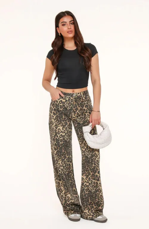 ELITE | TRENDY LEOPARD JEANS