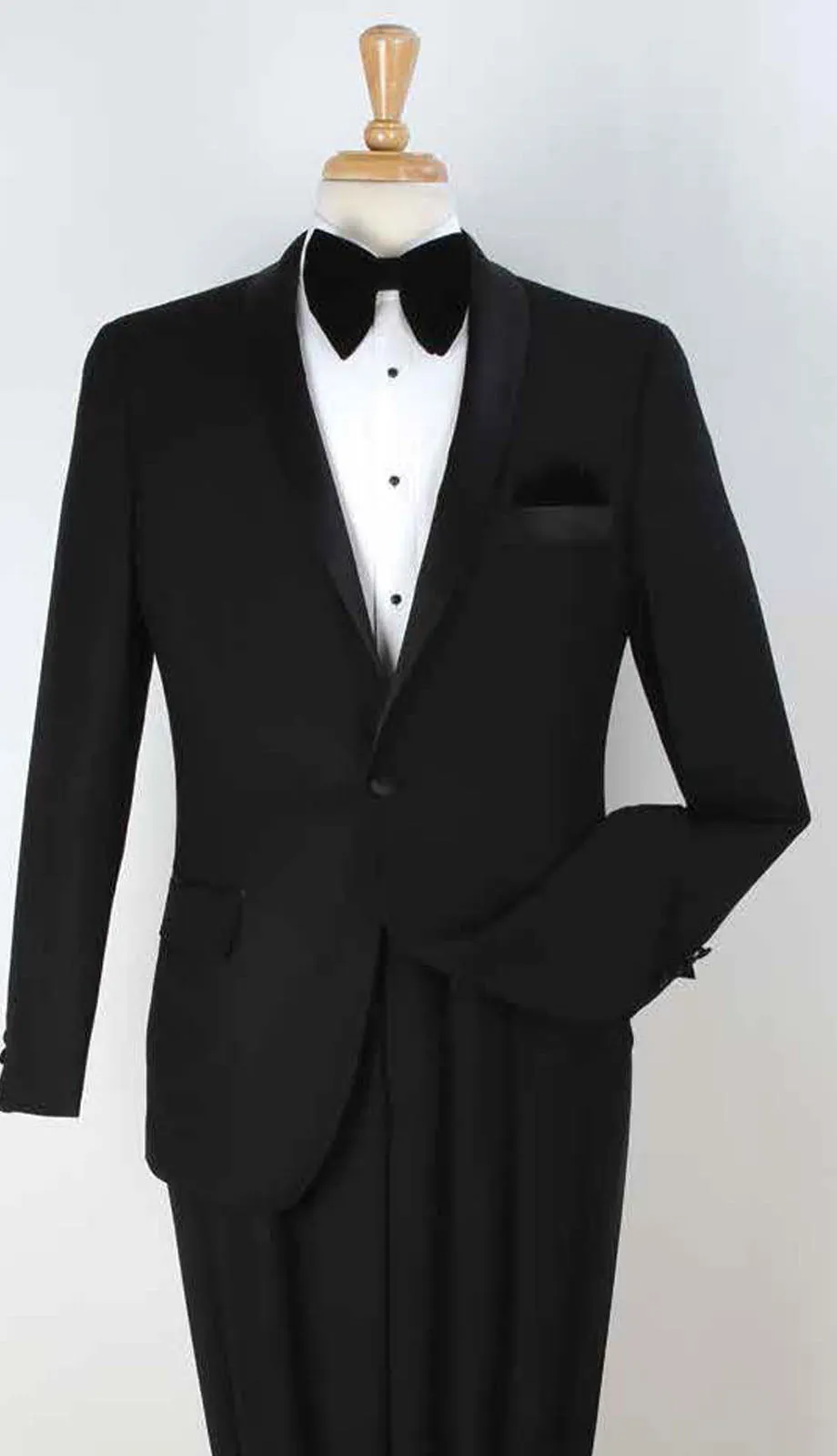Iconic TU2-1-BLK Mens Suit