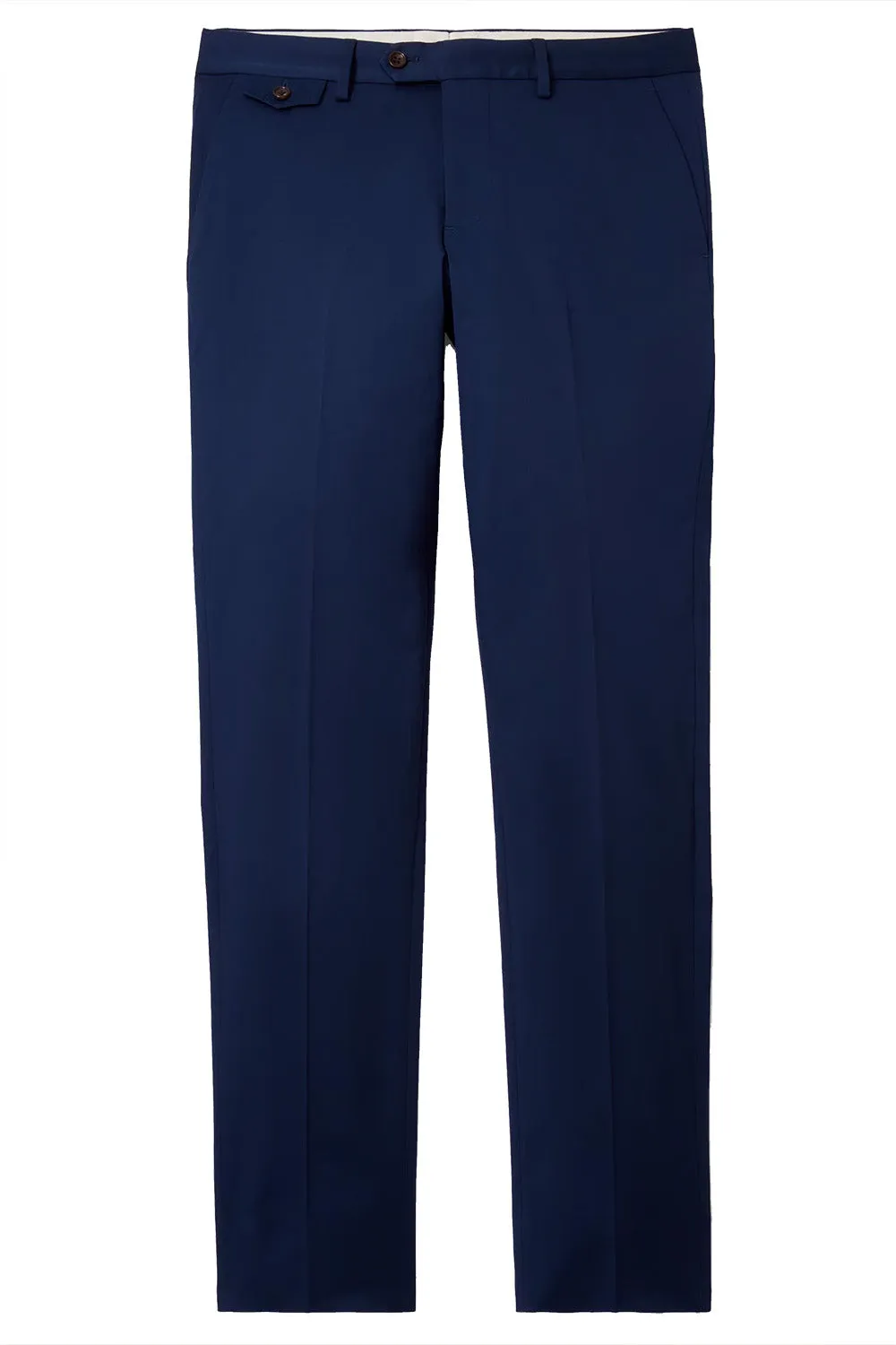 ITALIAN STRETCH COTTON SUIT PANT - ROYAL BLUE