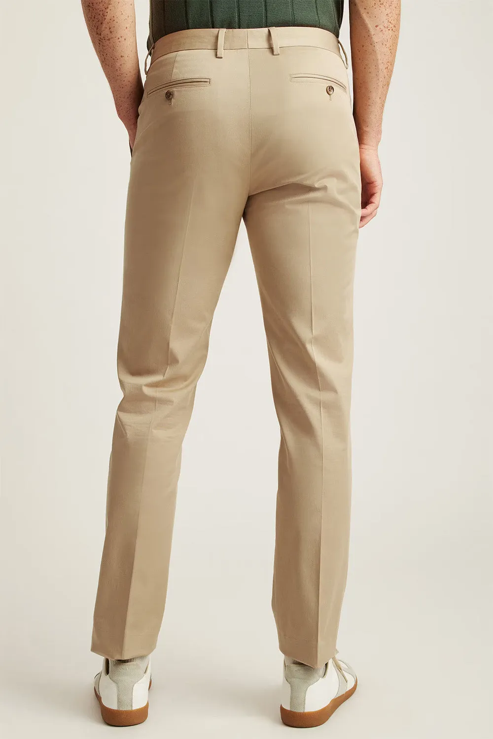 JETSETTER ITALIAN COTTON PANT British Khaki