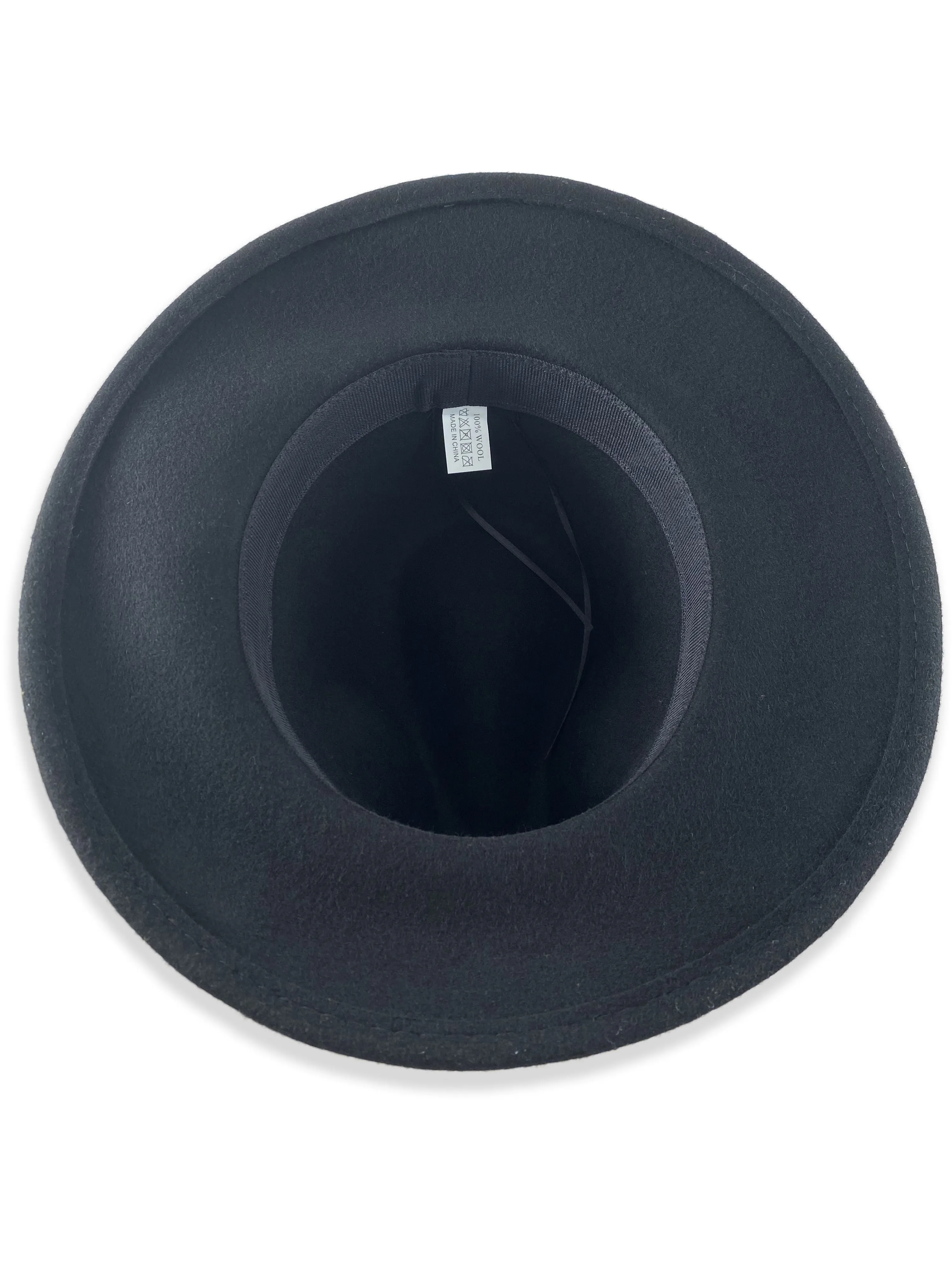 Ladies' Wool Fedora Brown Band