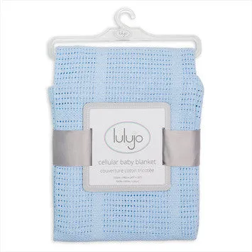Lulujo Baby™  Blue Cellular Blanket by Mary Meyer