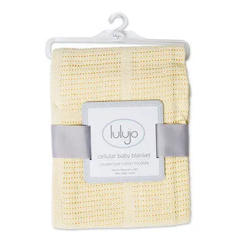 Lulujo Baby™  Yellow Cellular Blanket by Mary Meyer
