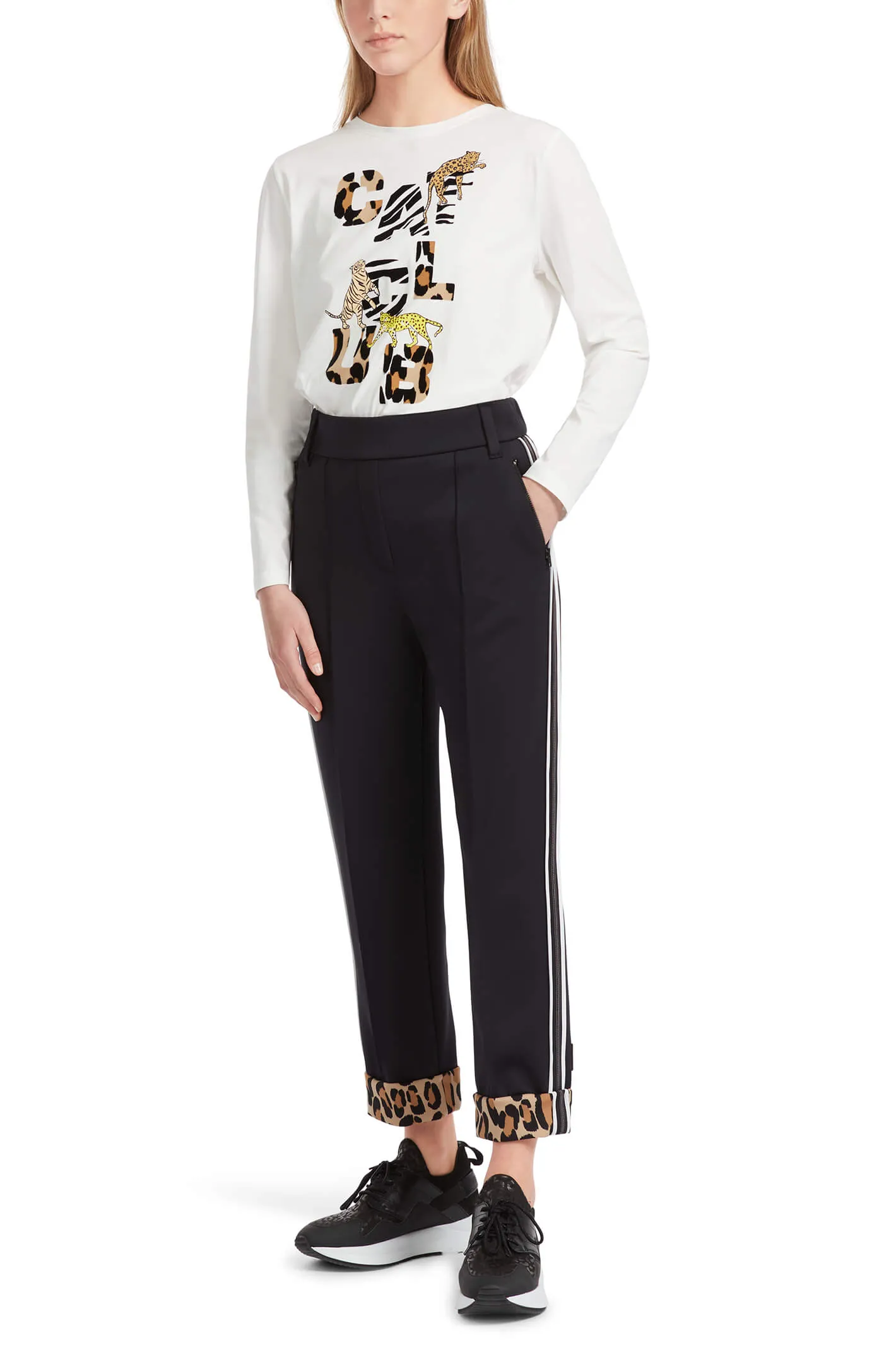 Marc Cain Sports VS 81.38 J22 Resita 900 Black Relaxed Fit Trousers