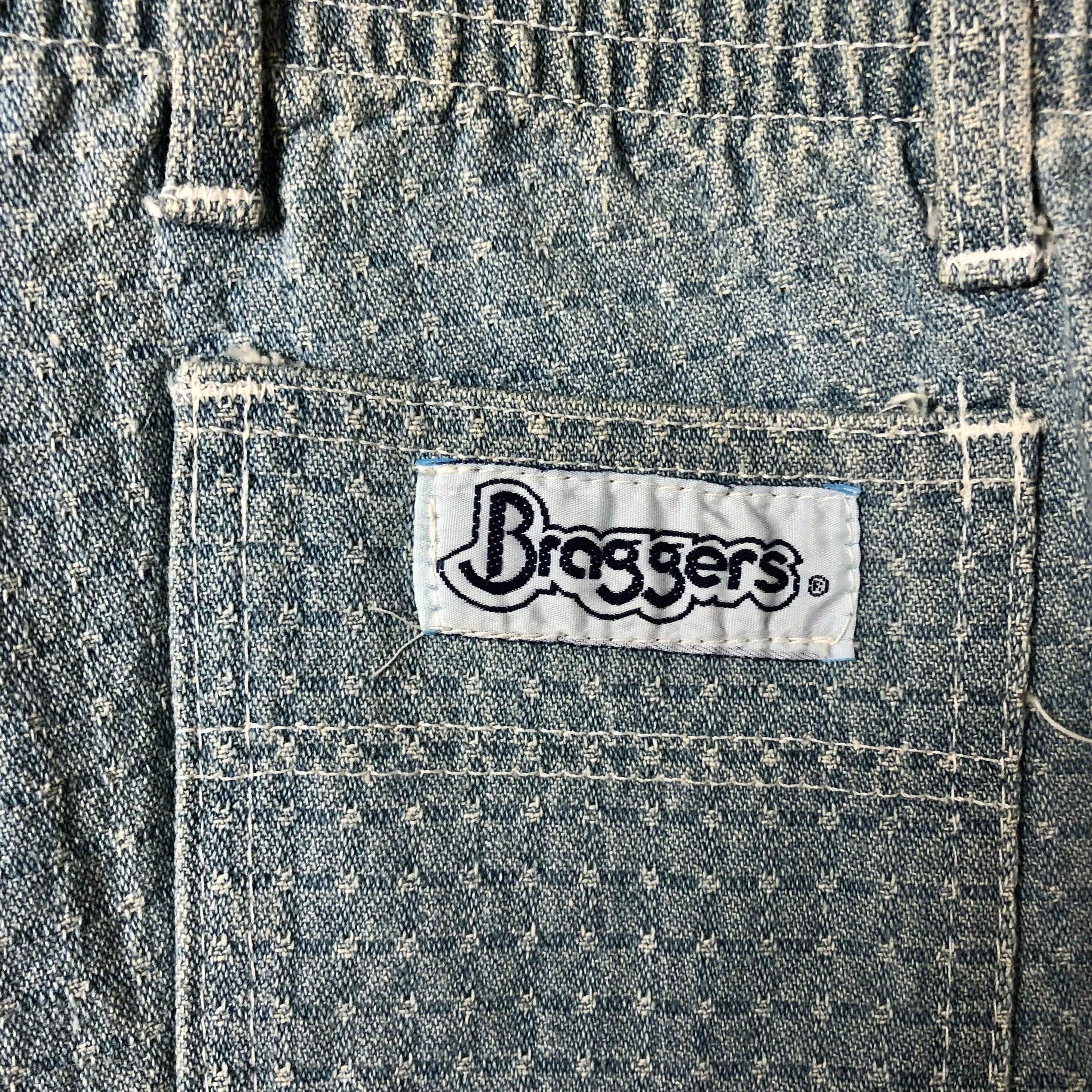 NEW- Braggers Australian Made Denim Kids 1980's Shorts- Size 10