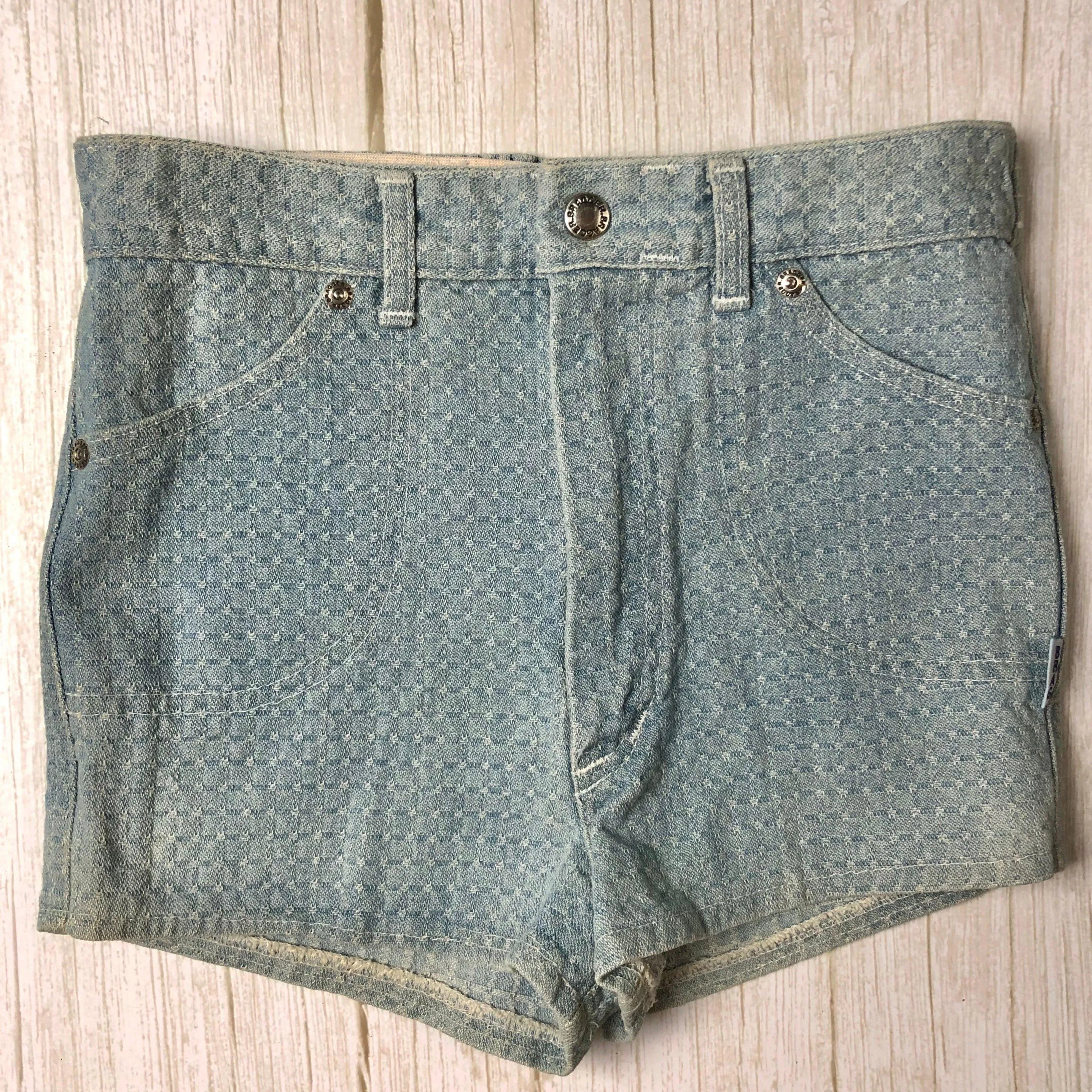 NEW- Braggers Australian Made Denim Kids 1980's Shorts- Size 10