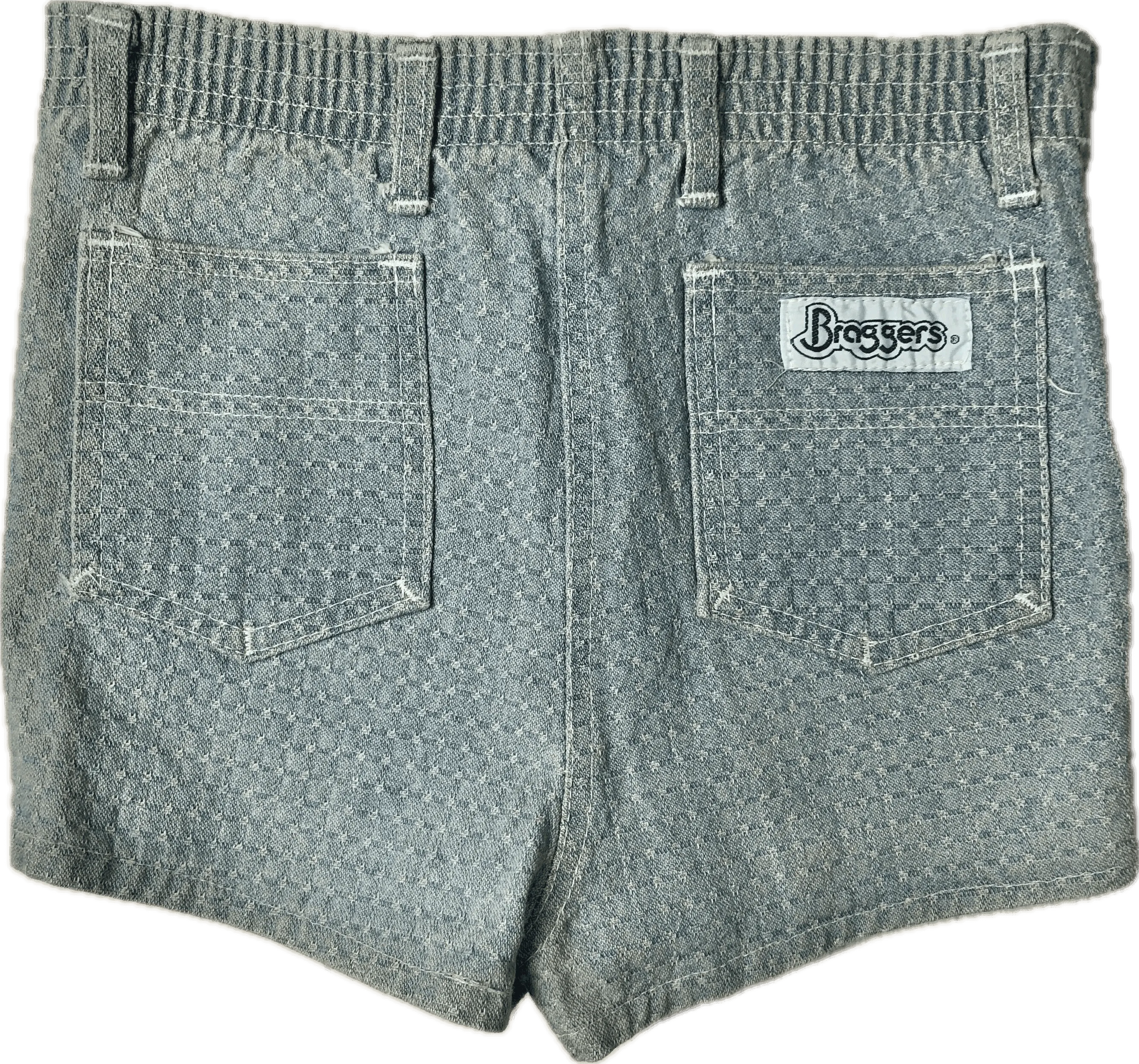 NEW- Braggers Australian Made Denim Kids 1980's Shorts- Size 10