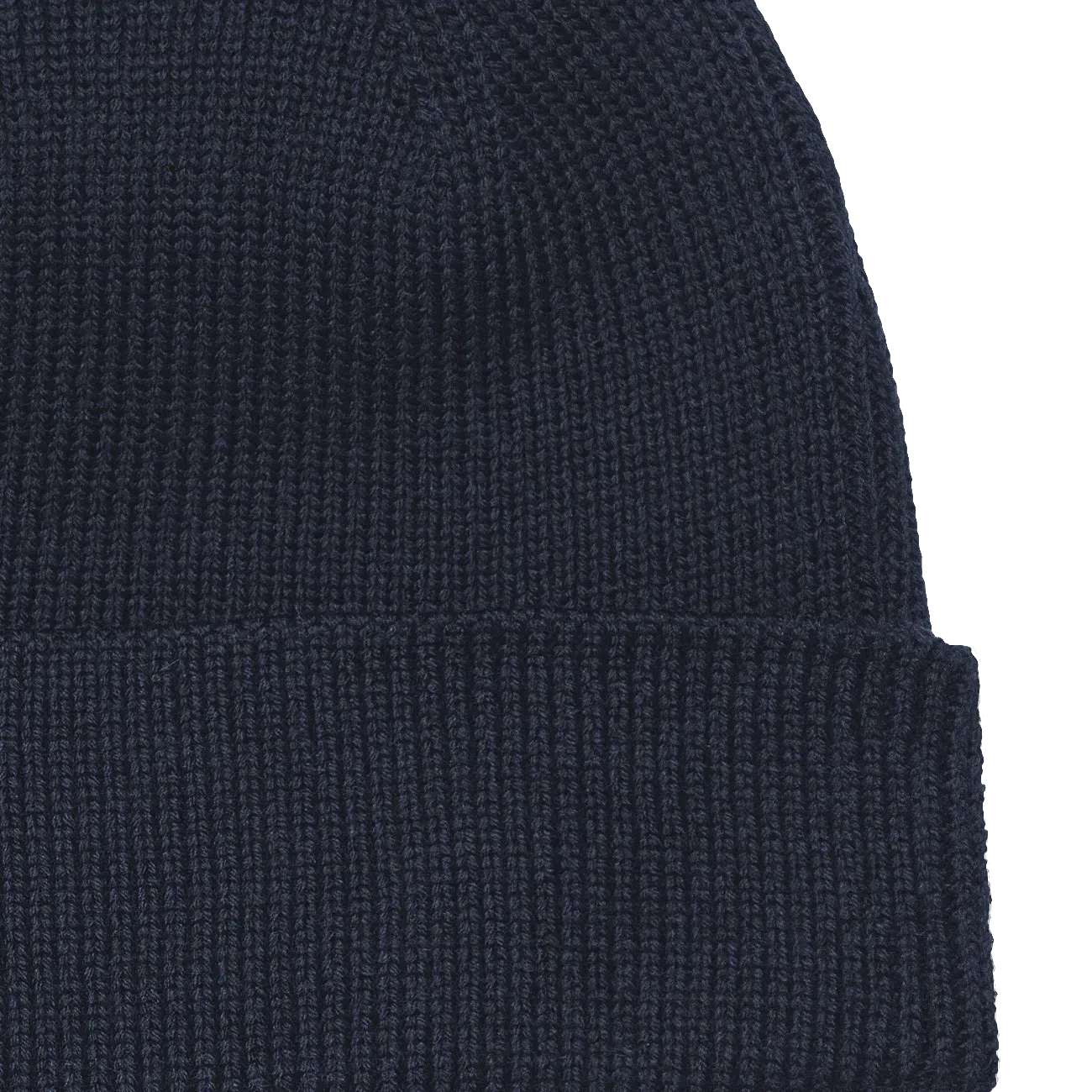 Niko Merino Wool Beanie - Navy Blue