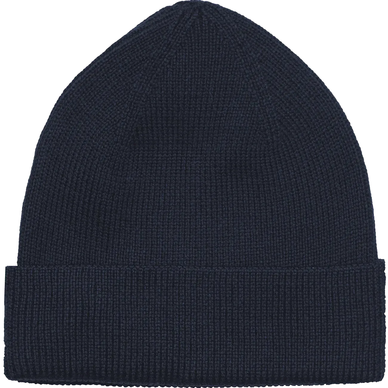 Niko Merino Wool Beanie - Navy Blue