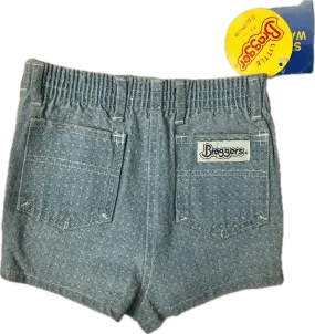 NWT- Braggers Australian Made Denim Kids 1980's Shorts- Size 6
