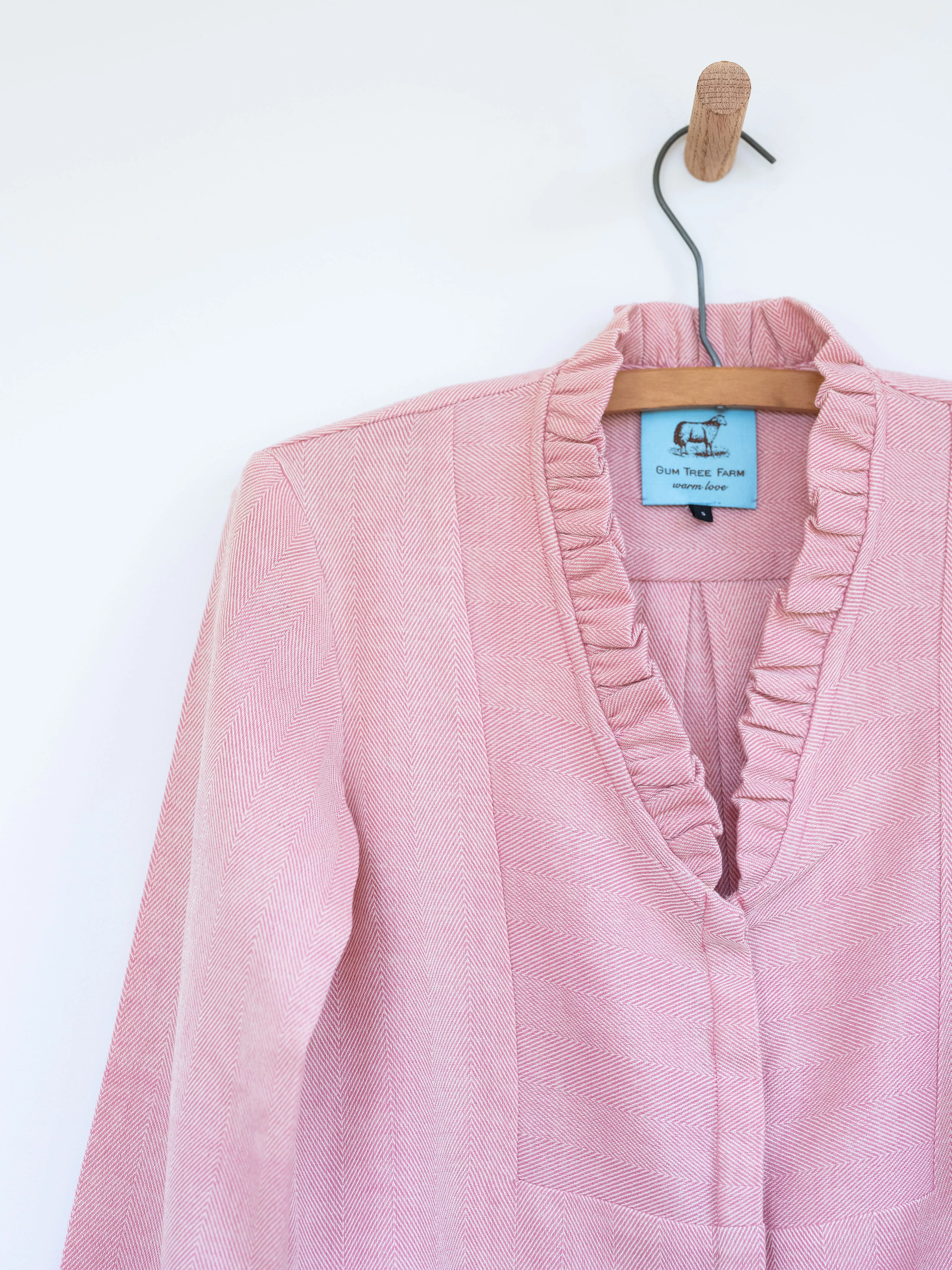 Ruffled Tunic in Wool