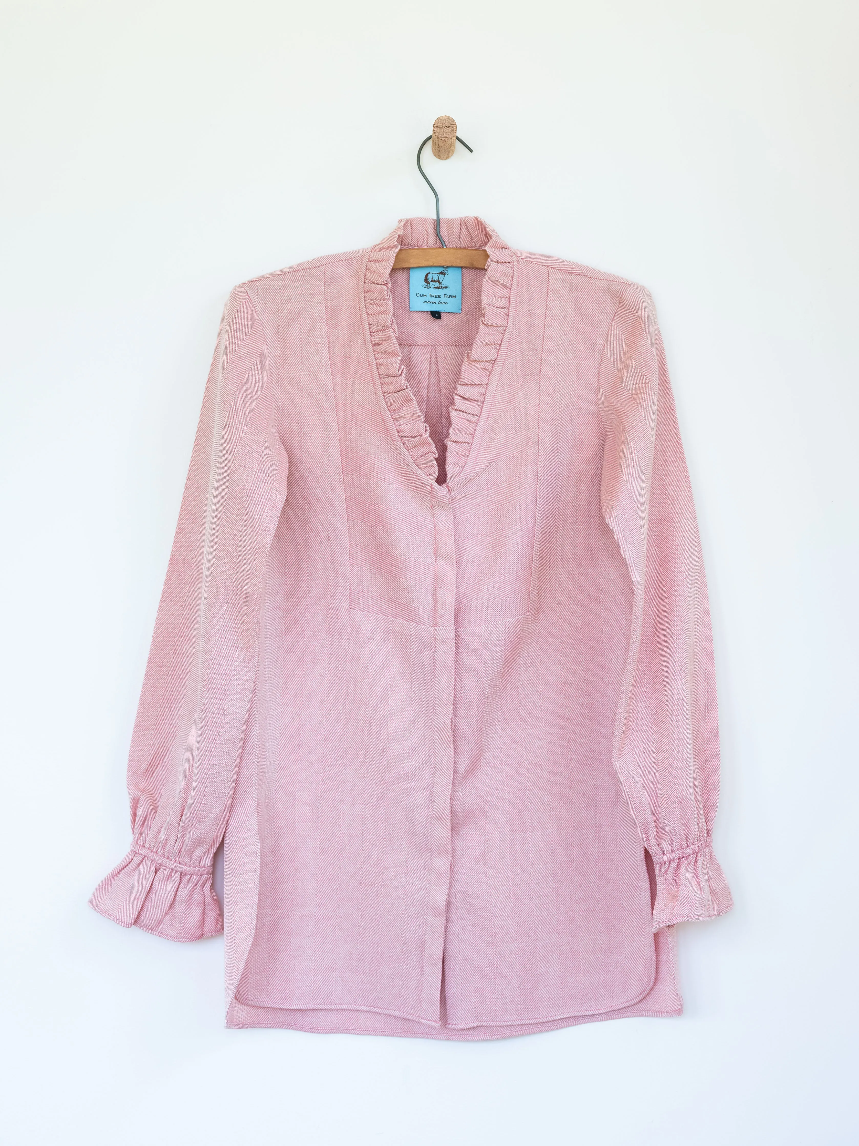 Ruffled Tunic in Wool