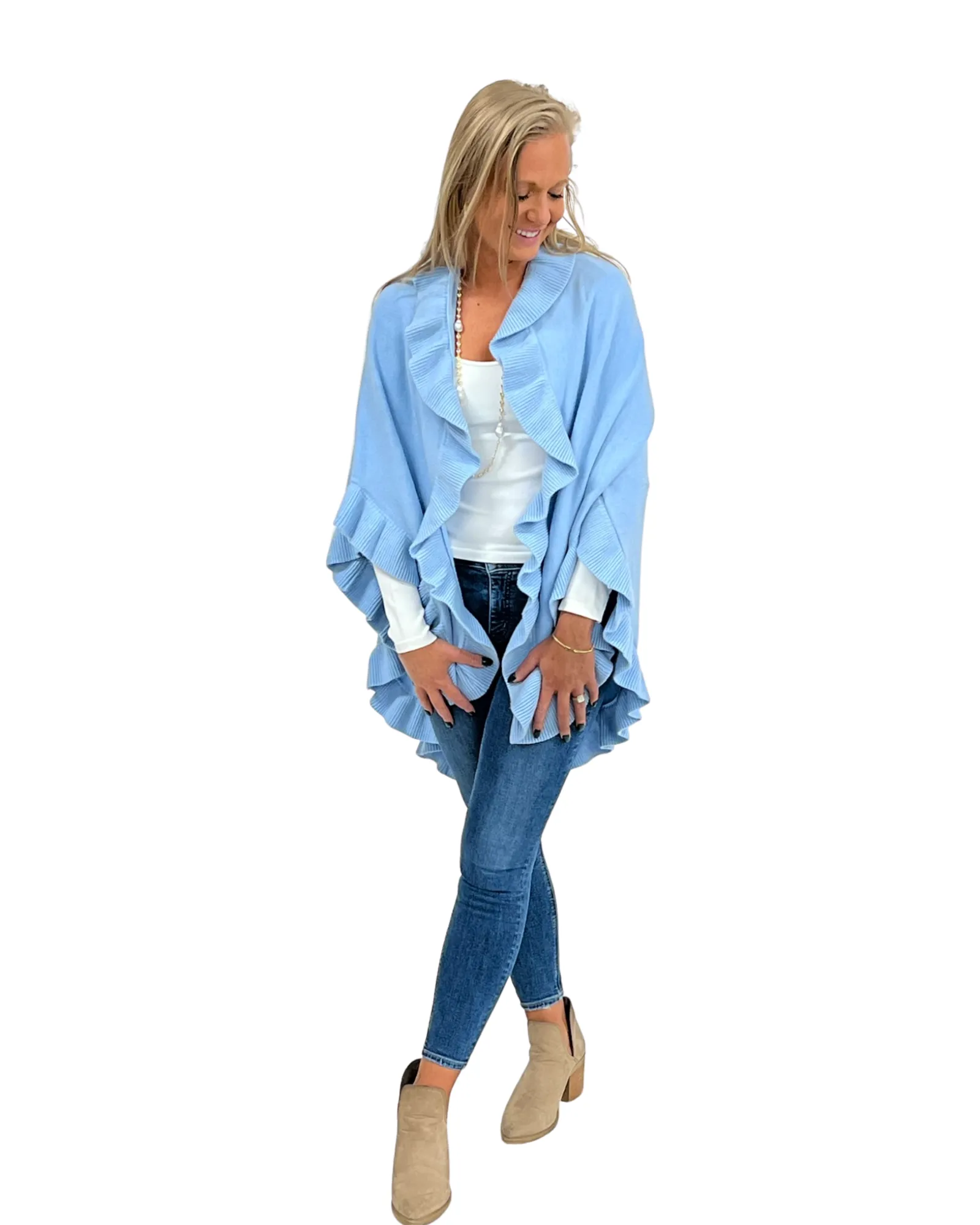 The Carlton Ruffle Wrap