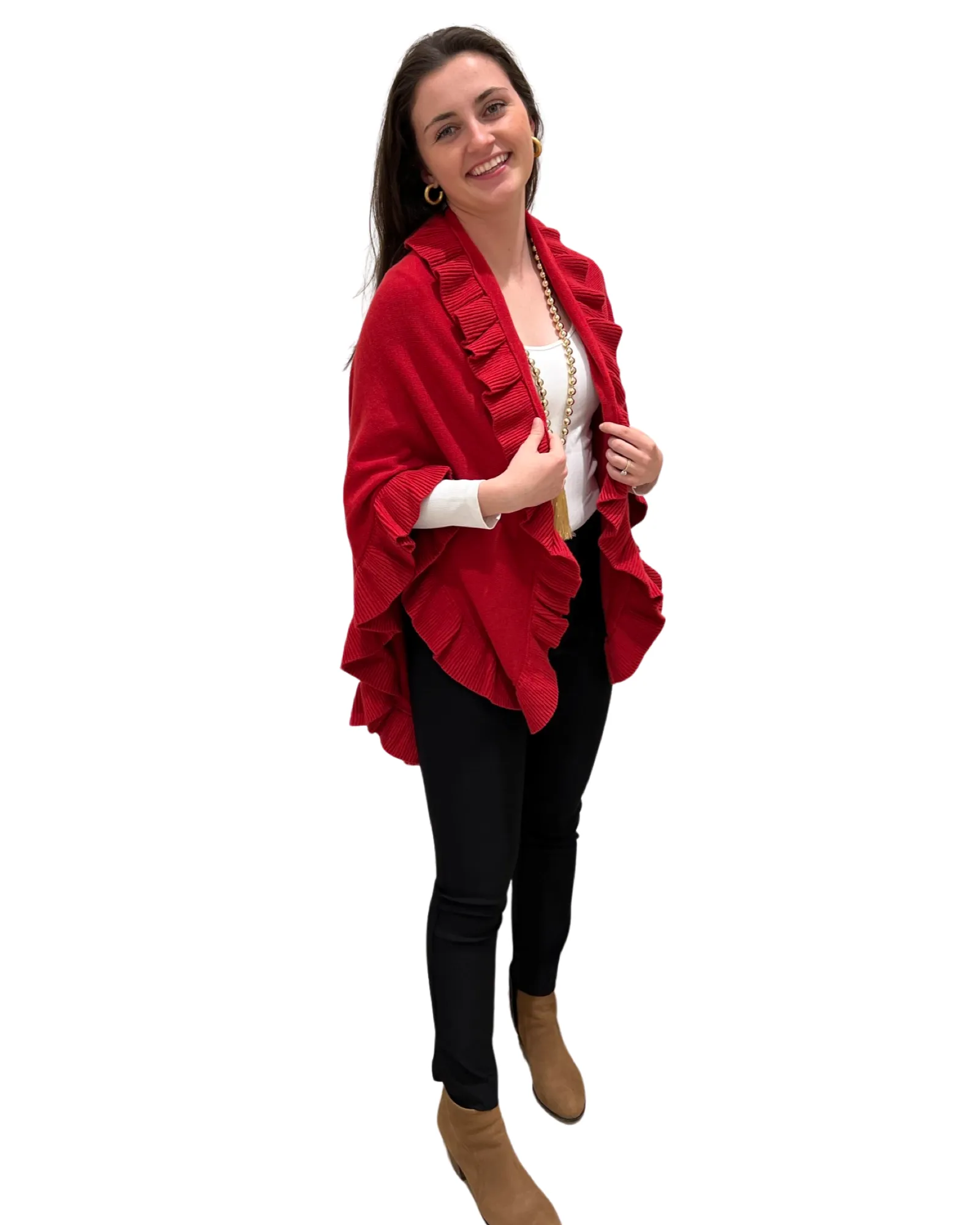The Carlton Ruffle Wrap