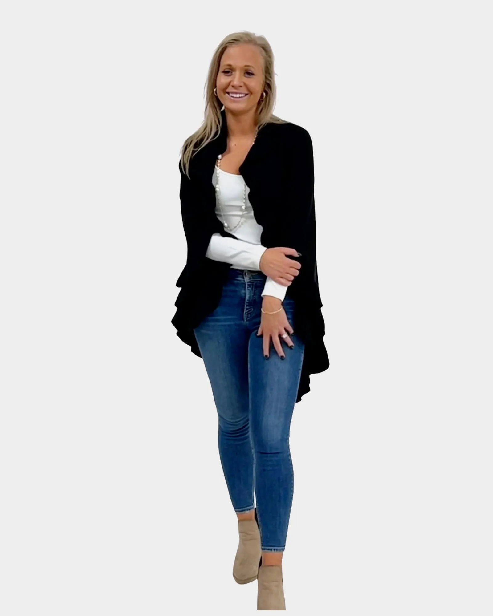 The Carlton Ruffle Wrap