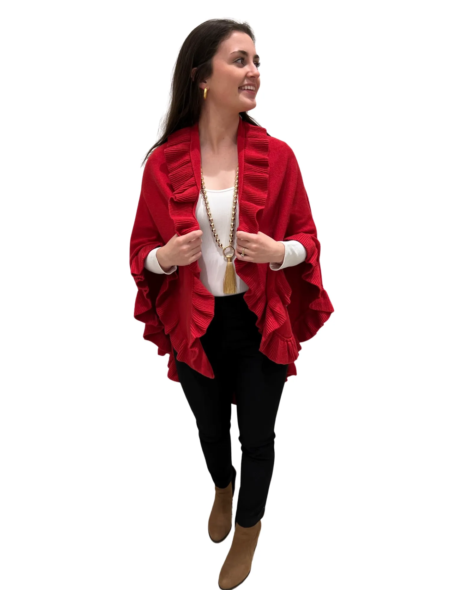 The Carlton Ruffle Wrap