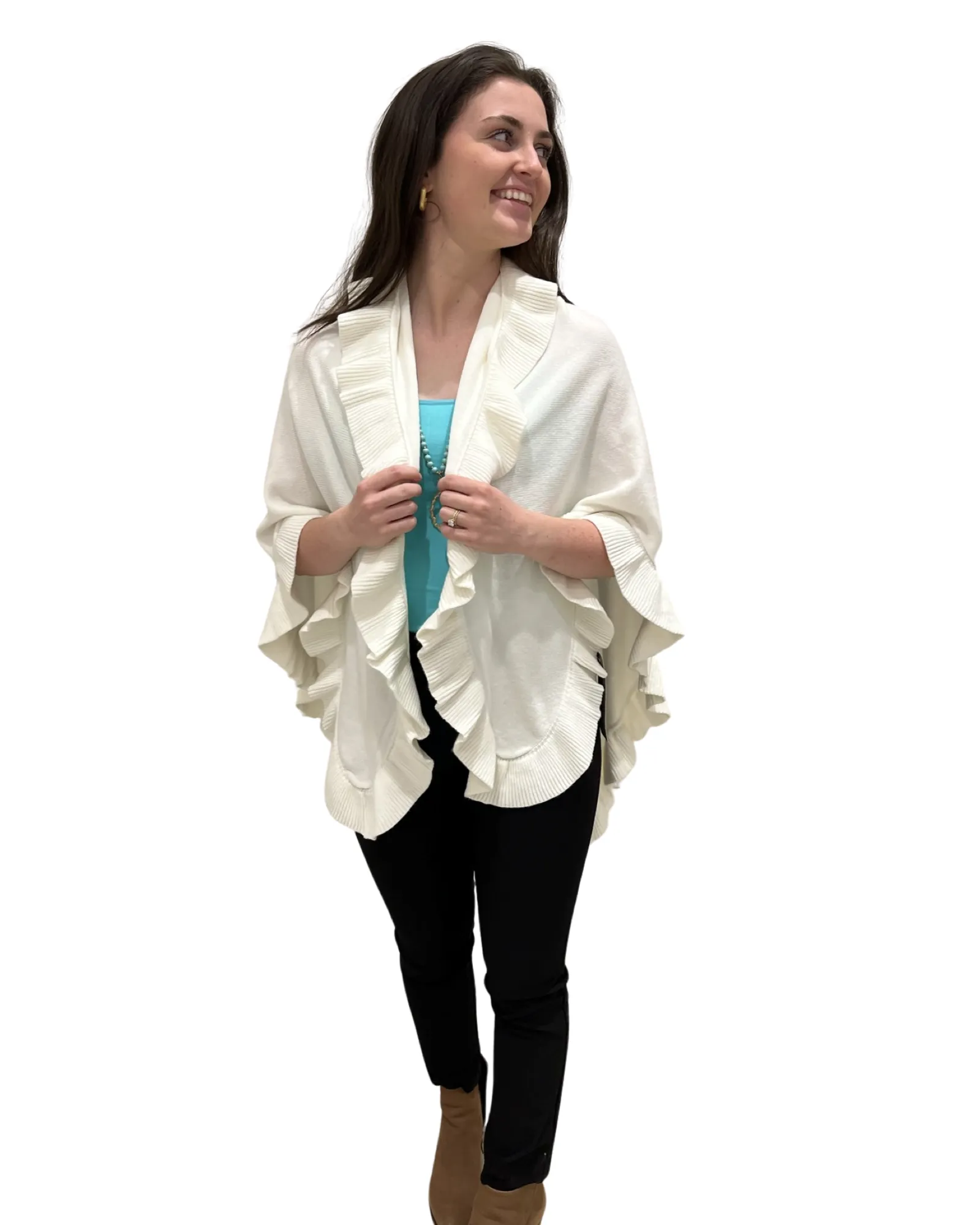 The Carlton Ruffle Wrap