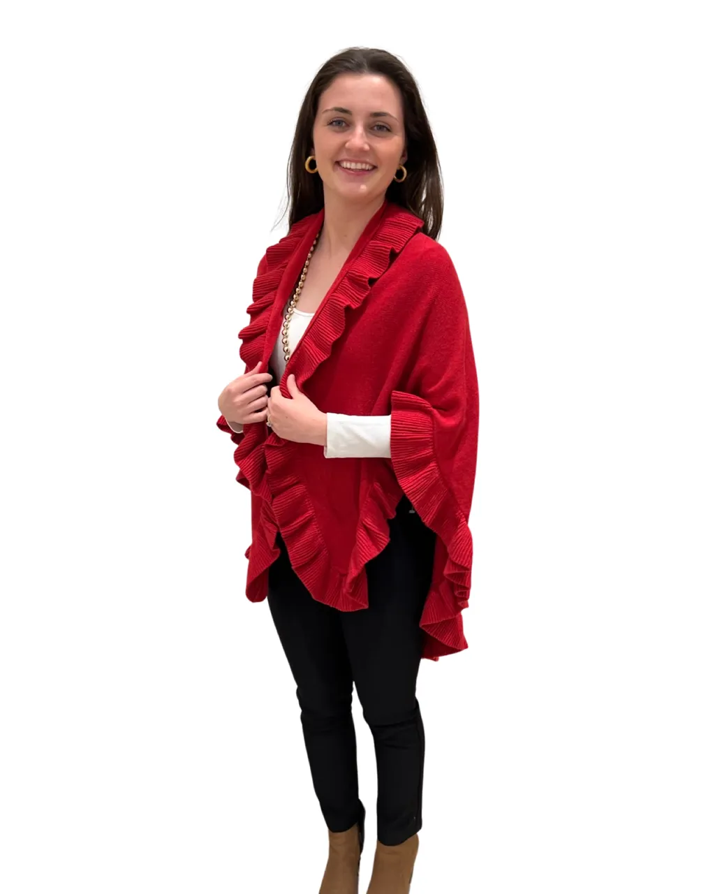 The Carlton Ruffle Wrap
