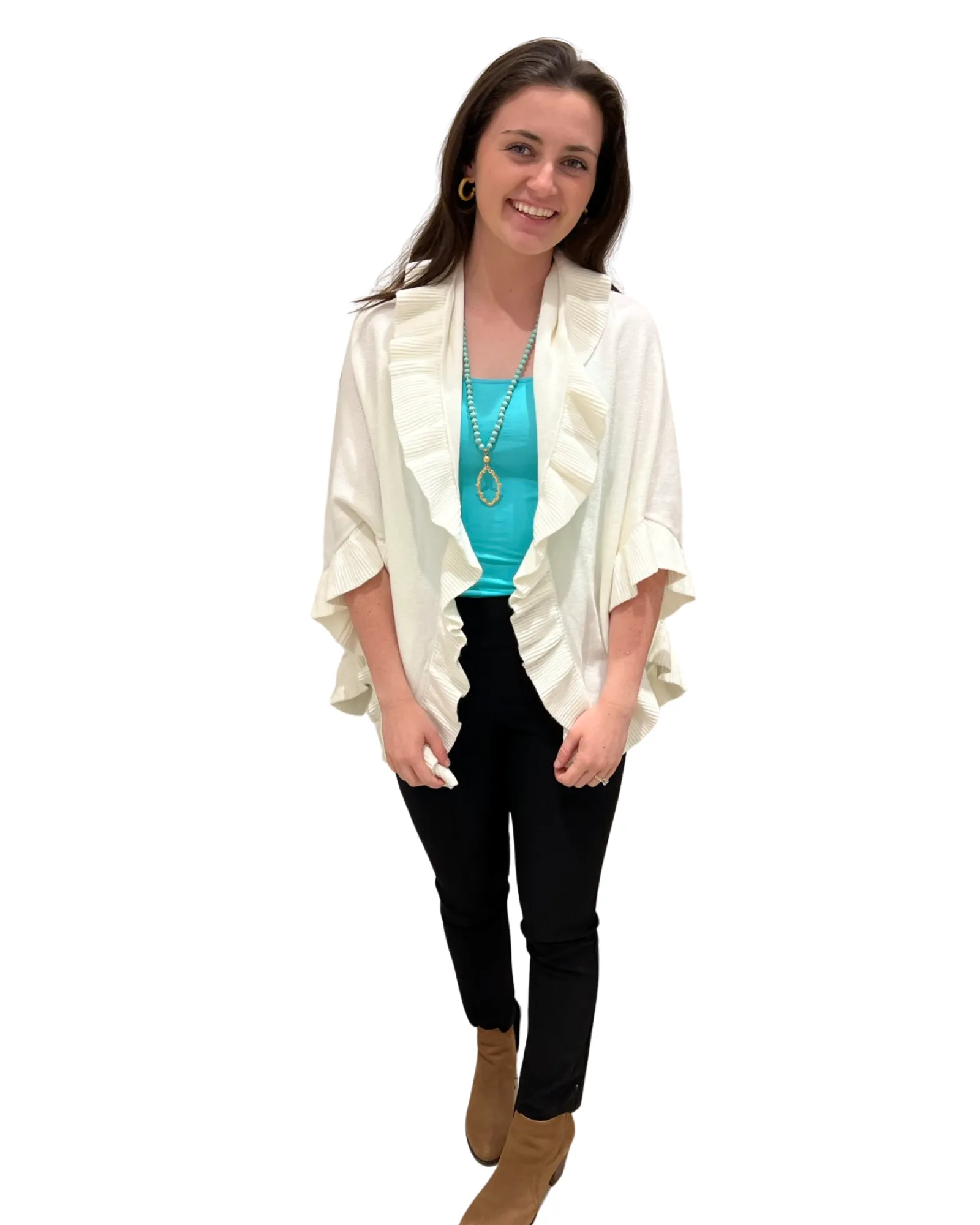 The Carlton Ruffle Wrap