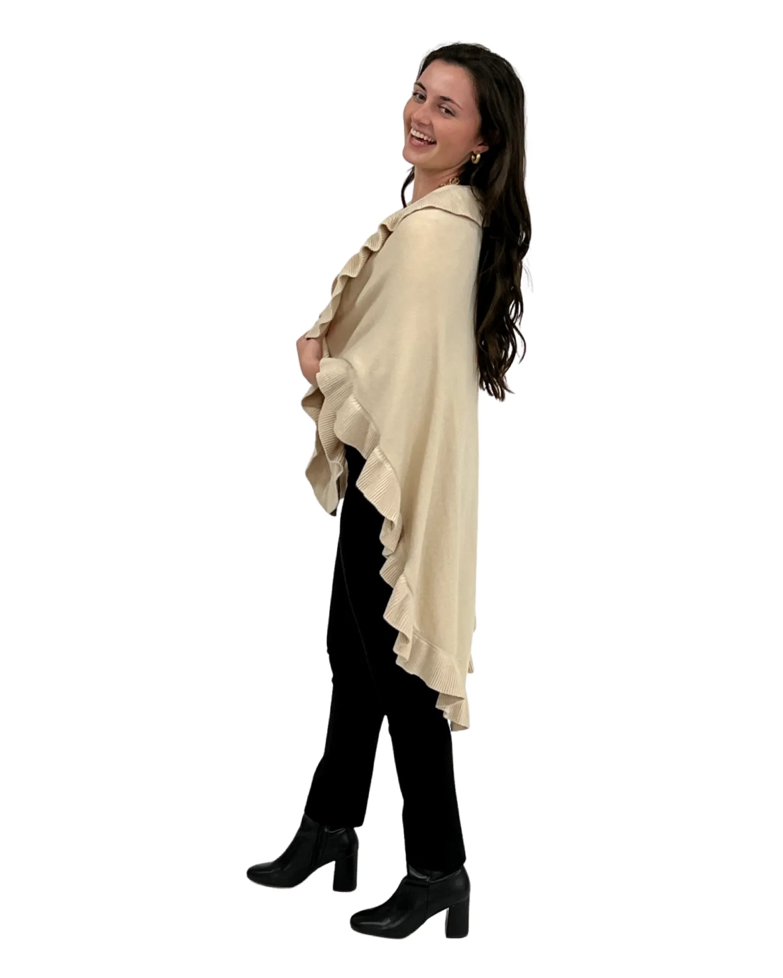 The Carlton Ruffle Wrap