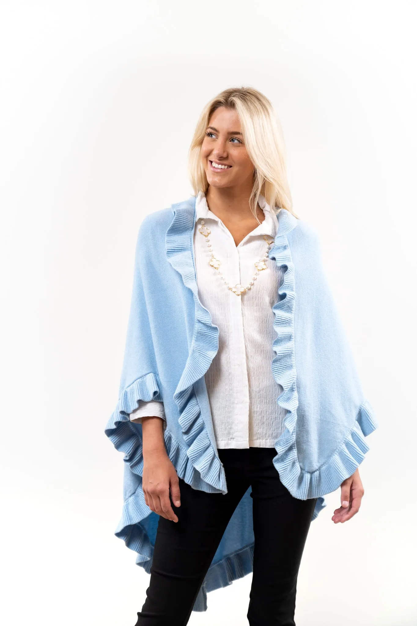 The Carlton Ruffle Wrap
