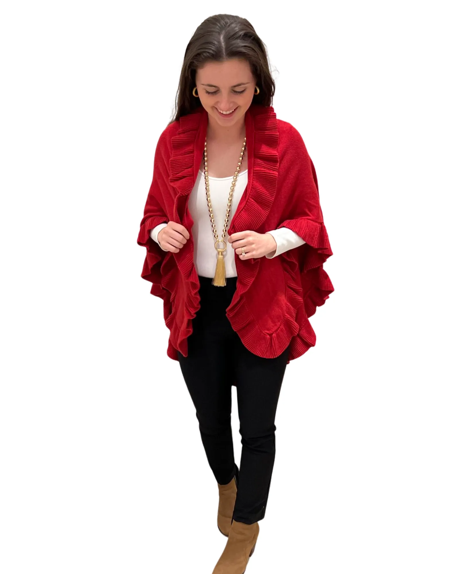 The Carlton Ruffle Wrap