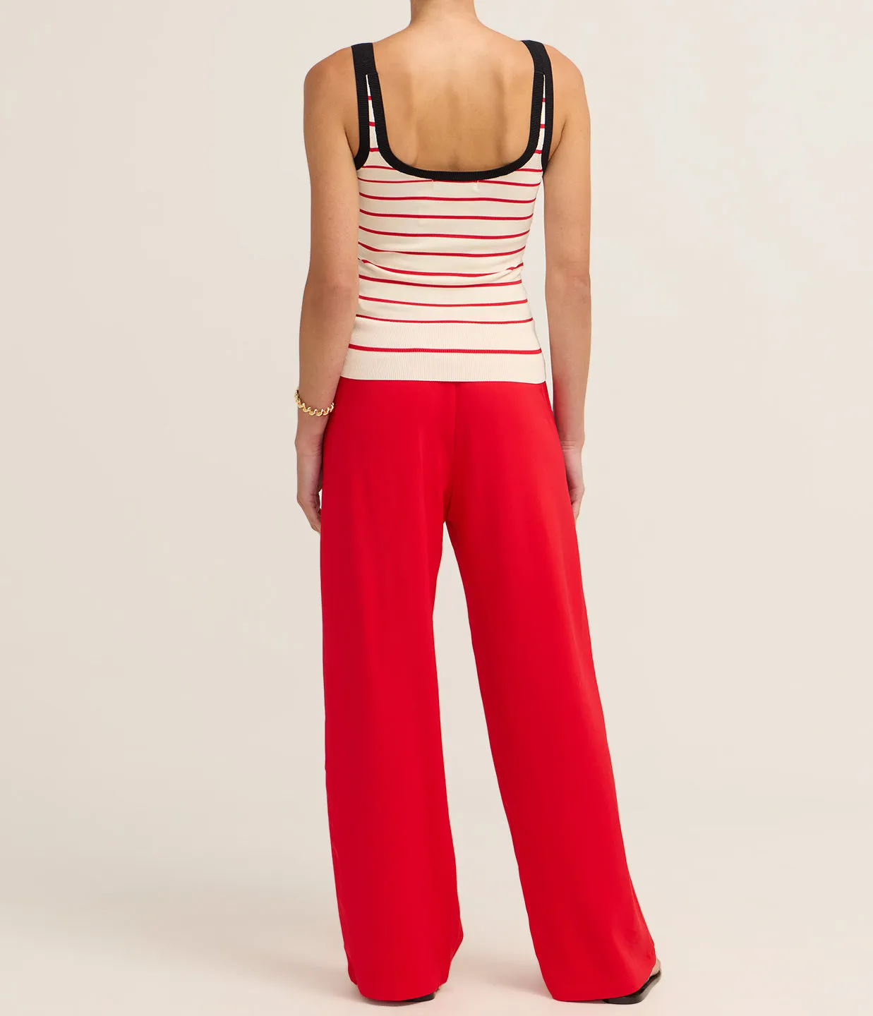 The Monaco Pant in Apple Red
