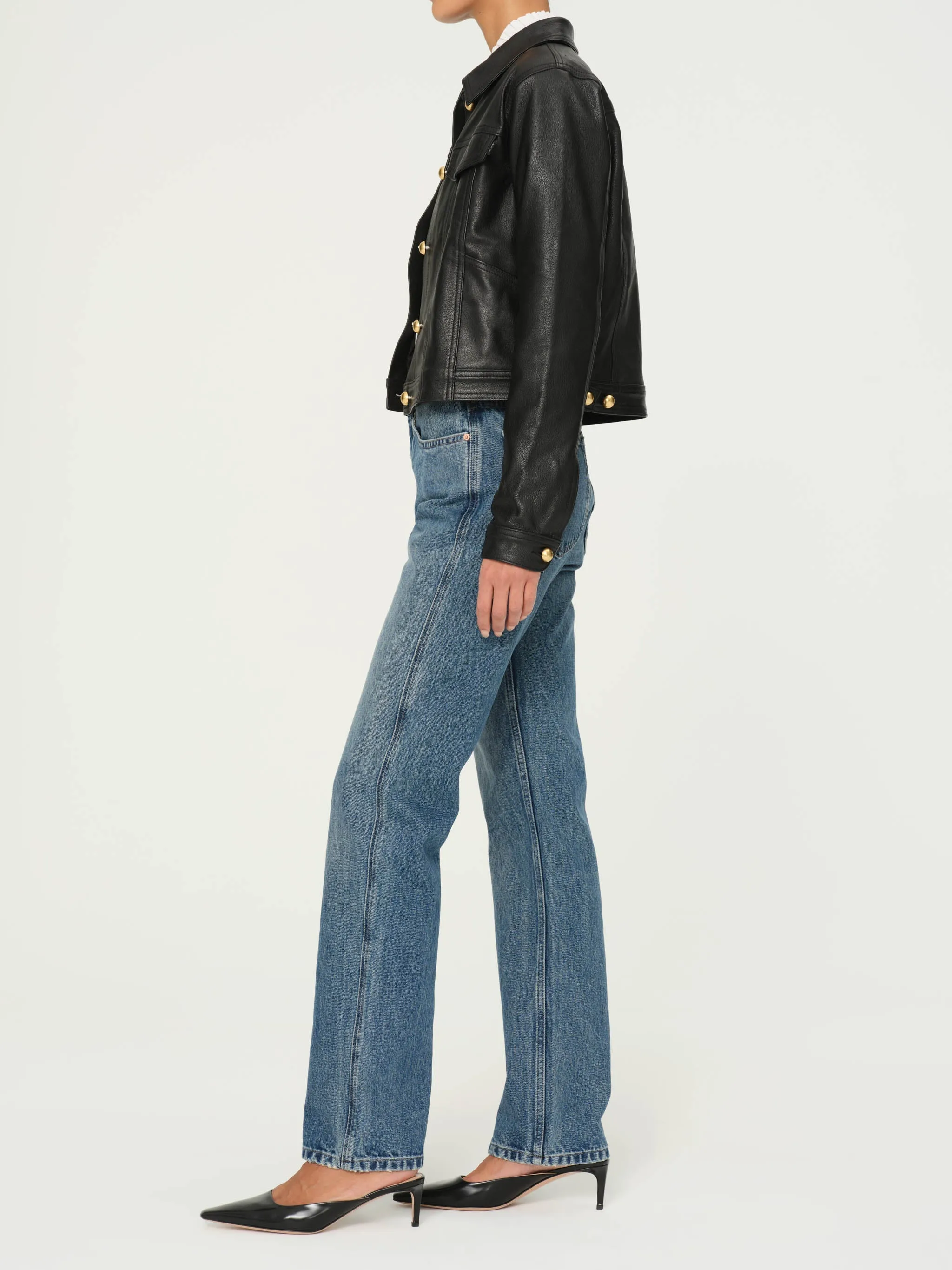 Vika Jacket Classic Denim
