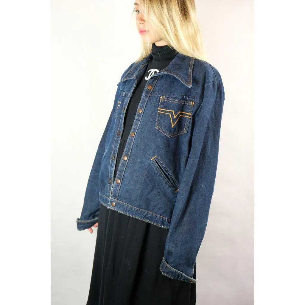 Vintage Iconic Aussie Blues Union 1970's Denim Jacket - Size M/L