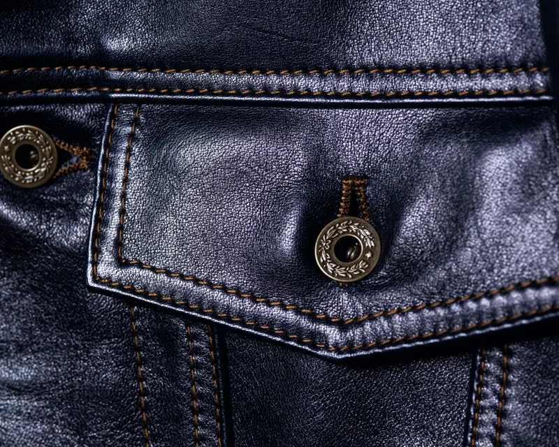 Y'2 Leather IB-139  Indigo Horse Hide Type 3