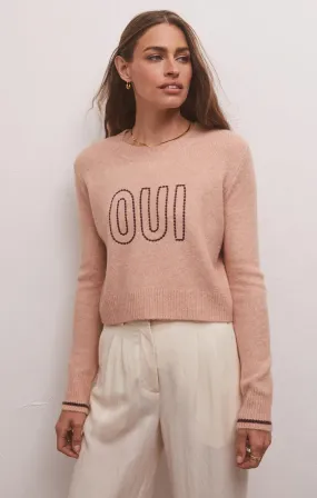 Z Supply Oui Sweater - Soft Pink
